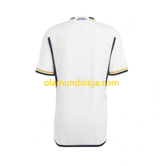 Camisola Real Madrid Homem Equipamento Primeiro 2023-2024 Manga Curta